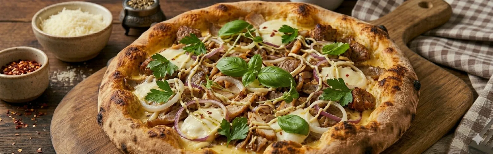 Kebab Pizzen